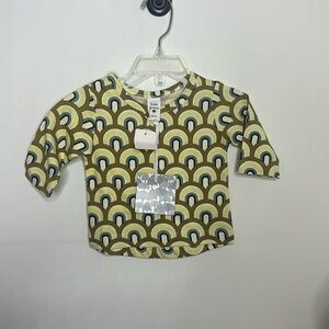 Kate Quinn 3/4 sleeve T-shirt NWT 3 to 6 months